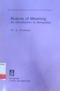 Realms Of Meaning : An Introduction to Semantics