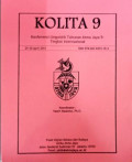 KOLITA 9 ( Konferensi Linguistik Tahunan Atma Jaya Kesembilan Tingkat International ) - Pusat Kajian Bahasa dan Budaya ,Universitas Katolik Indonesia Atma Jaya