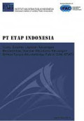 PT ETAP INDONESIA Suatu Ilustrasi Laporan Keuangan Berdasarkan Standar Akuntansi Keuangan Entitas Tanpa Akuntabilitas Publik (sak-etap)