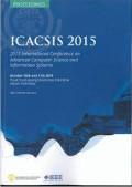 Proceedings International Conference On Advanced Computer Science And Information System (ICACSIS) 2015