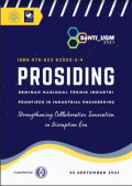 Prosiding Seminar Nasional Teknik Industri UGM 2021: Frontiers in Industrial Engineering.