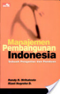 Manajemen Pembangunan Indonesia Sebuah Pengantar Dan Panduan