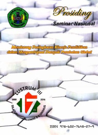 Seminar Nasional LUSTRUM III 1999 - 2016 ( Silaturahim Alumni S-3 Uninus). Tema Tentang : Mendorong Peningkatan Kerja Pendidikan dalam Mengantisipasi Dampak Perubahan Global .