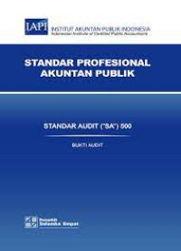 Standar Profesional Akuntansi Publik Standar Audit (“SA”) 500 Bukti Audit