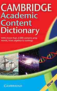 Image of Cambridge Academic Content Dictionary