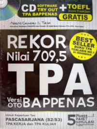 Image of Rekor Nilai 709.5 TPA Versi Oto Bappenas + CD