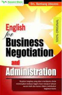 English for Business negotation and administration