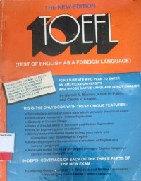 Toefl : Test of English As A Foreign Language