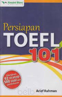 Persiapan TOEFL 101