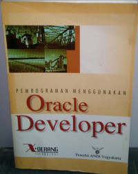 Image of Pemrograman menggunakan Oracle Developer
