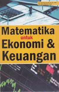 Matematika Untuk Ekonomi & Keuangan