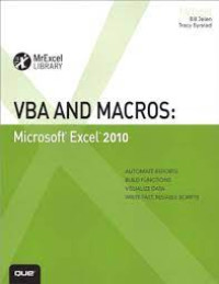 VBA and Macros : Microsoft Excel 2010