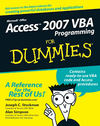 Microsoft Office Access 2007 VBA Programming For Dummies