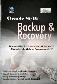 ORACLE 8i/ 9i Backup & Recovery