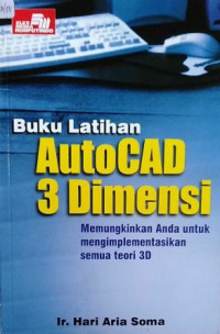 Buku latihan autoCAD 3 dimensi