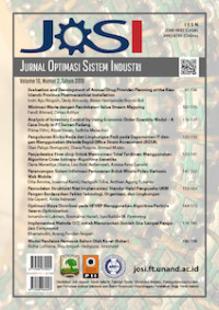 JOSI: Jurnal Optimasi Sistem Industri Volume 18 No. 2 2019