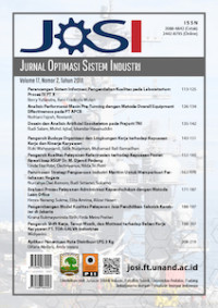 JOSI: Jurnal Optimasi Sistem Industri Volume 20 No. 2 2021