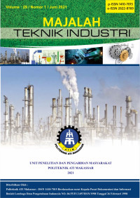 Majalah Teknik Industri Volume 29 No.1 Juni 2021