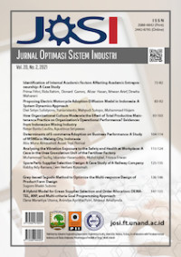 JOSI: Jurnal Optimasi Sistem Industri Volume 20 No. 2 2021