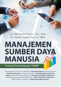 Manajemen Sumber Daya Manusia : Strategi Pemberdayaan UMKM