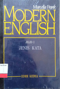 Modern English Jilid I: Jenis Kata