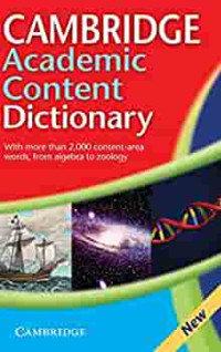 Cambridge Academic Content Dictionary