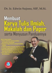 Membuat karya tulis ilmiah makalah dan paper serta Menyusun panduannya