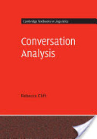 Conversation Analysis