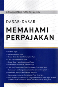 Image of Dasar-Dasar Memajami Perpajakan