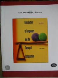 Introduction To Languages And The Theory Of Computation