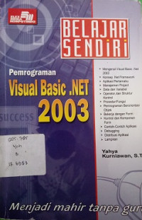 Pemrograman Visual Basic .NET 2003