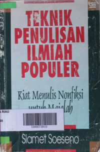 Teknik Penulisan Ilmiah-Populer