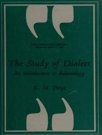 Image of The Study Of Dialect : An Introduction To Dialectology