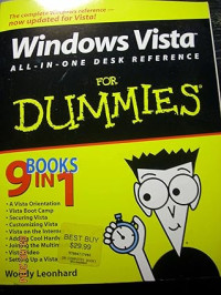 Image of Windows Vista All-in-one Desk Reference for Dummies