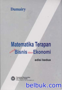 Matematika Terapan untuk Bisnis dan Ekonomi